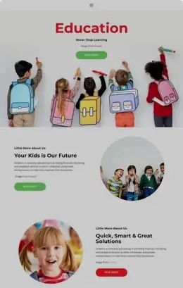 تصميم مواقع الكترونية للمؤسسات التعليمية