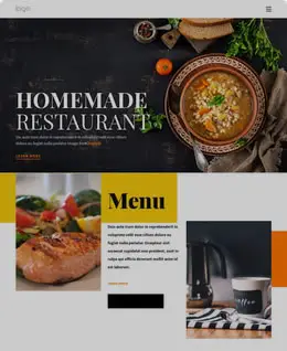 تصميم مواقع الكترونية للمطاعم والكافيهات والمشروبات والمثلجات